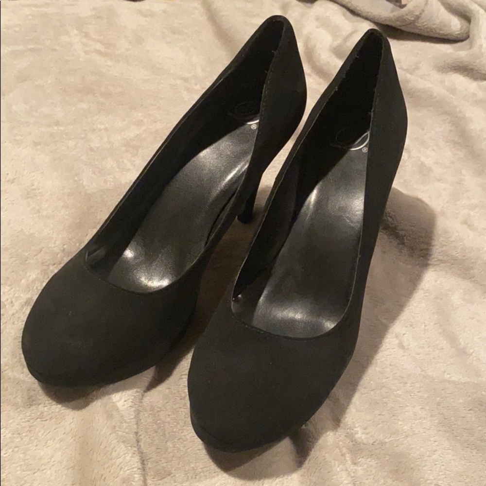 Black high heels